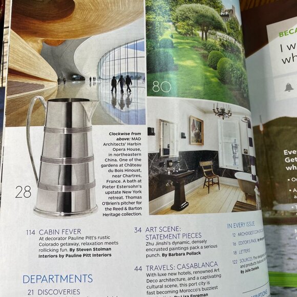 Architectural Digest Magazine u Feburary 2016  Vol 73 Issue 2 Home Interior Desi - Picture 4 of 4